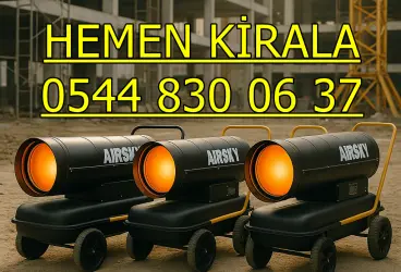 Beşiktaş ve Beykoz ve Beylikdüzü Mazotlu Elektrikli Isımak Isıtıcı Kiralama