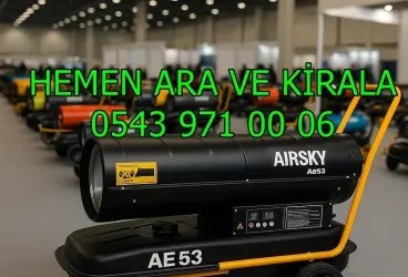 Çekmeköy ve Esenler ve Esenyurt Mazotlu Elektrikli Isımak Isıtıcı Kiralama