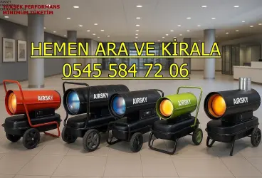 Düzce Merkez Kiralık Profesyonel Isıtma Makinesi Kiralama