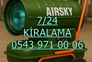 Isparta Merkez Kiralık Sanayi Tipi Isıtıcı Kiralama