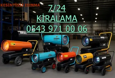 İstanbul Esenyurt Kiralık Endüstriyel Jet Isıtıcı Kiralama