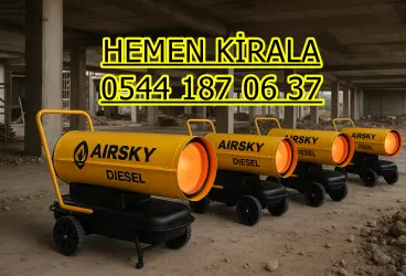 İstanbul Mazotlu Elektrikli Isımak Isıtıcı Kiralama