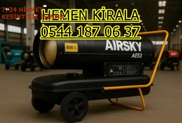 Kahramanmaraş Onikişubat Kiralık Fanlı Isımak Soba Kiralama