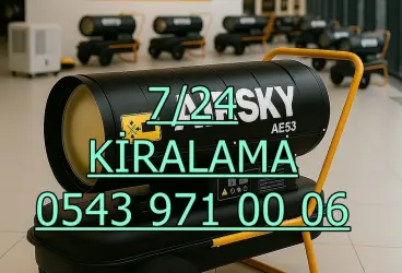 Kartal ve Küçükçekmece ve Maltepe Mazotlu Elektrikli Isımak Isıtıcı Kiralama