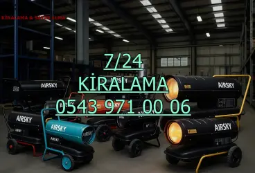 Kocaeli Derince Kiralık Şantiye İnşaat Isıtıcısı Kiralama