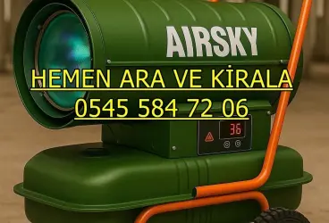 Kocaeli İzmit Kiralık Fanlı Mazotlu Soba Isımak Kiralama