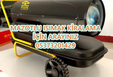 MAZOTLU ISITICI KİRALAMA Kadıköy - Beyoğlu - Maltepe - Büyükçekmece