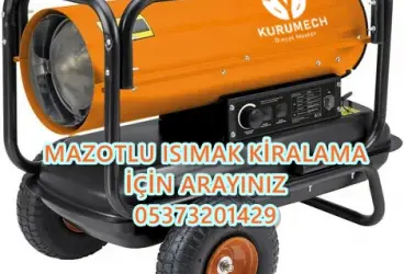 MAZOTLU ISITICI KİRALAMA Tekirdağ - Niğde - Uşak