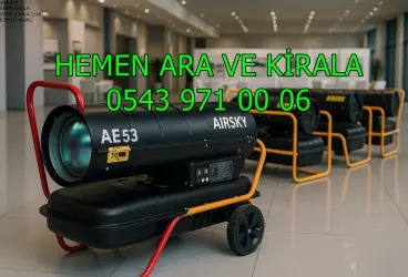 Mersin Mazotlu Elektrikli Isımak Isıtıcı Kiralama