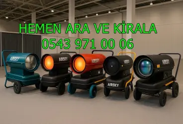 Pendik ve Sancaktepe ve Sarıyer Mazotlu Elektrikli Isımak Isıtıcı Kiralama