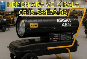 Tokat Merkez Kiralık Sıcak Hava Üfleyici Kiralama