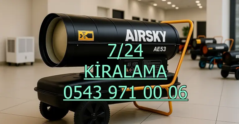 Ankara Altındağ Kiralık Elektrikli Isımak Isıtıcı Kiralama