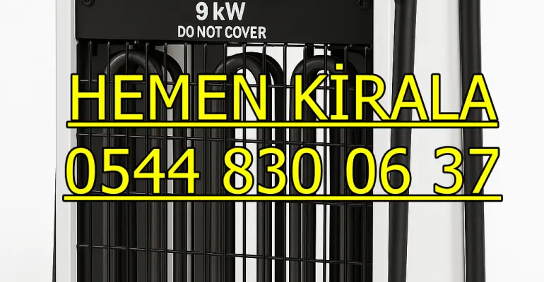 İstanbul Gaziosmanpaşa Kiralık Elektrikli Isımak Isıtıcı Kiralama