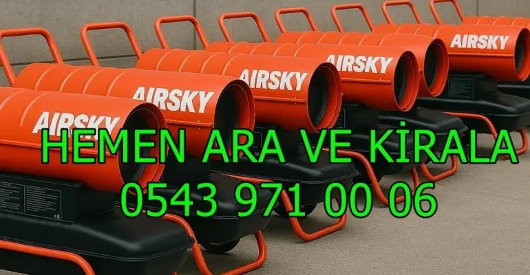 Kayseri Melikgazi Kiralık Endüstriyel Sıcak Hava Makinesi Kiralama