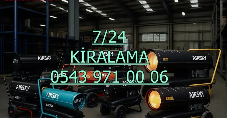 Kocaeli Derince Kiralık Şantiye İnşaat Isıtıcısı Kiralama