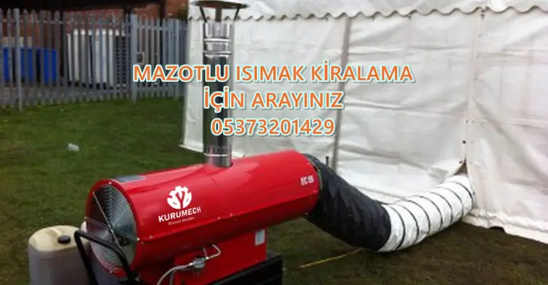 MAZOTLU ISITICI KİRALAMA Artvin - Sinop - Kırklareli - Erzincan